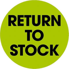 Tape Logic - 2" Long, Fluorescent Green Paper Inventory Labels - For Multi-Use - Exact Tool & Supply