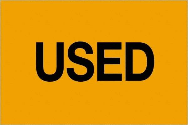 Tape Logic - 3" Long, Fluorescent Orange Paper Inventory Labels - For Multi-Use - Exact Tool & Supply