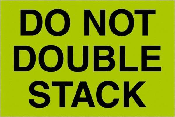 Tape Logic - 3" Long, Fluorescent Green Paper Shipping Label - For Multi-Use - Exact Tool & Supply