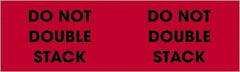 Tape Logic - 10" Long, Fluorescent Red Paper Shipping Label - For Multi-Use - Exact Tool & Supply
