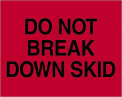 Tape Logic - 10" Long, Fluorescent Red Paper Shipping Label - For Multi-Use - Exact Tool & Supply