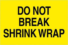 Tape Logic - 3" Long, Fluorescent Yellow Paper Shipping Label - For Multi-Use - Exact Tool & Supply