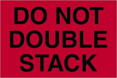 Tape Logic - 6" Long, Fluorescent Red Paper Shipping Label - For Multi-Use - Exact Tool & Supply