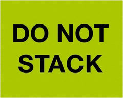 Tape Logic - 10" Long, Fluorescent Green Paper Shipping Label - For Multi-Use - Exact Tool & Supply