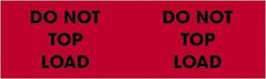 Tape Logic - 10" Long, Fluorescent Red Paper Shipping Label - For Multi-Use - Exact Tool & Supply
