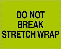 Tape Logic - 10" Long, Fluorescent Green Paper Shipping Label - For Multi-Use - Exact Tool & Supply