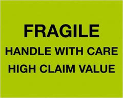 Tape Logic - 10" Long, Fluorescent Green Paper Shipping Label - For Multi-Use - Exact Tool & Supply