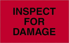 Tape Logic - 2" Long, Fluorescent Red Paper Shipping Label - For Multi-Use - Exact Tool & Supply