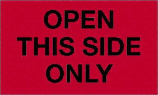 Tape Logic - 5" Long, Fluorescent Red Paper Shipping Label - For Multi-Use - Exact Tool & Supply