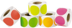 Tape Logic - 3" Long, Assorted Paper Inventory Labels - For Multi-Use - Exact Tool & Supply