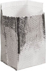 Made in USA - 6" Long x 6" Wide x 6" High x 3/16" Thick Box Liner - Silver, Case - Exact Tool & Supply