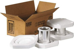 Made in USA - 10-1/4" Long x 5-1/8" Wide x 6-3/16" High Shipper Kit - Each - Exact Tool & Supply