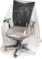 Made in USA - 17" Long x 28" Wide x 110" High Polyethylene Plastic Film - Clear, Roll - Exact Tool & Supply