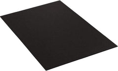 Made in USA - 48" Long x 48" Wide Plastic Sheet - Black - Exact Tool & Supply
