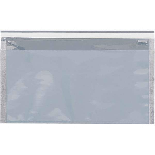 Value Collection - 10-1/4" Long x 6-1/4" Wide Peel-Off Self-Seal Glamour Mailer - Translucent Silver - Exact Tool & Supply