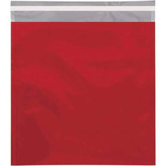 Value Collection - 13" Long x 10-3/4" Wide Peel-Off Self-Seal Metallic Mailer - Red - Exact Tool & Supply
