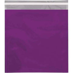 Value Collection - 13" Long x 10-3/4" Wide Peel-Off Self-Seal Metallic Mailer - Purple - Exact Tool & Supply