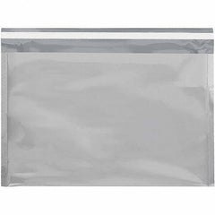 Value Collection - 12-3/4" Long x 9-1/2" Wide Peel-Off Self-Seal Metallic Mailer - Silver - Exact Tool & Supply