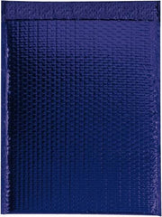 Made in USA - 17-1/2" Long x 13" Wide Peel-Off Self-Seal Bubble Mailer - Blue - Exact Tool & Supply