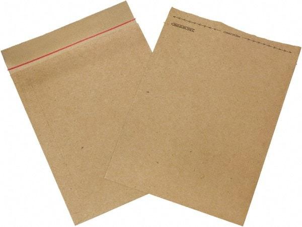 Made in USA - 15" Long x 12-1/2" Wide Self Seal Jiffy Rigi Bag Mailer - Kraft - Exact Tool & Supply