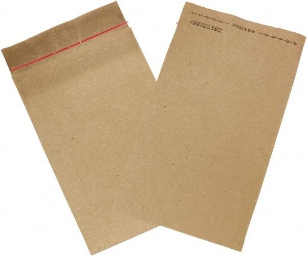 Made in USA - 13" Long x 8-1/2" Wide Self Seal Jiffy Rigi Bag Mailer - Kraft - Exact Tool & Supply