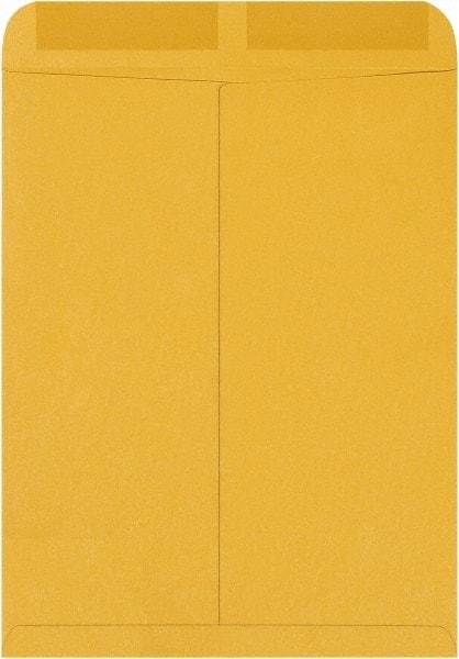 Made in USA - 15-1/2" Long x 12" Wide Gummed Flap Brown Kraft Envelope - Kraft - Exact Tool & Supply