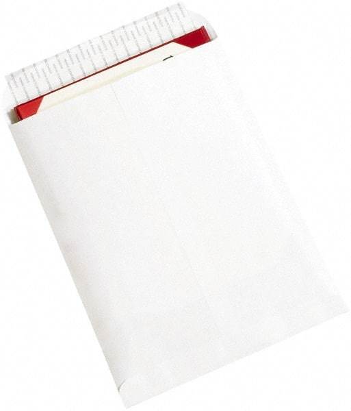 Made in USA - 12-1/2" Long x 9-1/2" Wide Peel-Off Self-Seal White Catalog Envelope - White - Exact Tool & Supply