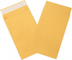 Made in USA - 15" Long x 10" Wide Peel-Off Self-Seal Natural Kraft Envelope - Kraft - Exact Tool & Supply