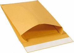 Made in USA - 15" Long x 12" Wide Peel-Off Self-Seal Natural Kraft Envelope - Kraft - Exact Tool & Supply