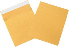 Made in USA - 12" Long x 10" Wide Peel-Off Self-Seal Natural Kraft Envelope - Kraft - Exact Tool & Supply