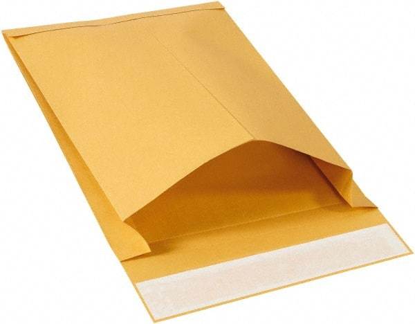 Made in USA - 13" Long x 9-1/2" Wide Peel-Off Self-Seal Natural Kraft Envelope - Kraft - Exact Tool & Supply