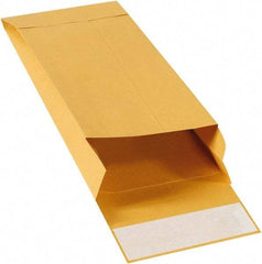 Made in USA - 11" Long x 5" Wide Peel-Off Self-Seal Natural Kraft Envelope - Kraft - Exact Tool & Supply