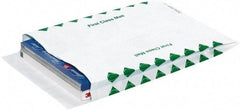Dupont - 13" Long x 10" Wide Peel-Off Self-Seal Tyvek Expansion Envelope - White/Green - Exact Tool & Supply