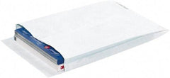 Dupont - 16" Long x 12" Wide Peel-Off Self-Seal Tyvek Expansion Envelope - White - Exact Tool & Supply