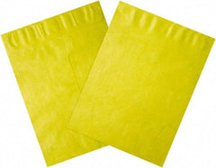 Dupont - 13" Long x 10" Wide Peel-Off Self-Seal Tyvek Flat Catalog Envelopes - Yellow - Exact Tool & Supply