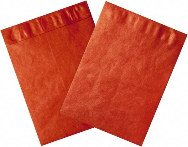 Dupont - 15-1/2" Long x 12" Wide Peel-Off Self-Seal Tyvek Flat Catalog Envelopes - Red - Exact Tool & Supply