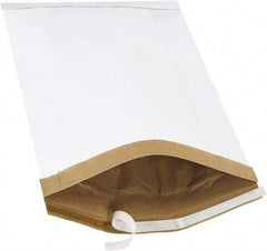 Made in USA - 19" Long x 12-1/2" Wide Peel-Off Self-Seal Padded Mailer - White - Exact Tool & Supply
