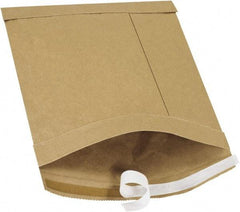 Made in USA - 12" Long x 8-1/2" Wide Peel-Off Self-Seal Padded Mailer - Kraft - Exact Tool & Supply