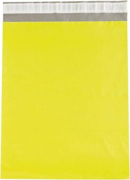 Value Collection - 19" Long x 14-1/2" Wide Peel-Off Self-Seal Courier Envelope - Yellow - Exact Tool & Supply