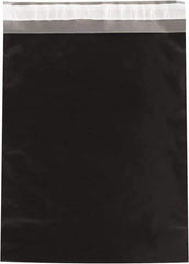 Value Collection - 19" Long x 14-1/2" Wide Peel-Off Self-Seal Courier Envelope - Black - Exact Tool & Supply