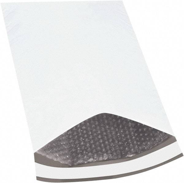 Made in USA - 19" Long x 12-1/2" Wide Peel-Off Self-Seal Padded Mailer - White - Exact Tool & Supply