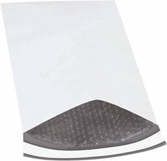 Made in USA - 14-1/2" Long x 9-1/2" Wide Peel-Off Self-Seal Padded Mailer - White - Exact Tool & Supply