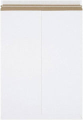Made in USA - 24" Long x 18" Wide Peel-Off Self-Seal Flat Mailer - White - Exact Tool & Supply