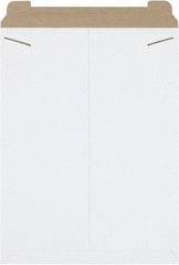 Made in USA - 24" Long x 18" Wide Regular Flat Mailer - White - Exact Tool & Supply