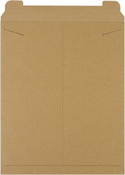 Made in USA - 21" Long x 17" Wide Regular Flat Mailer - Kraft - Exact Tool & Supply