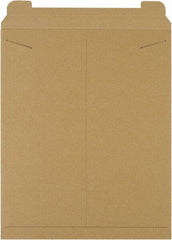 Made in USA - 21" Long x 17" Wide Regular Flat Mailer - Kraft - Exact Tool & Supply