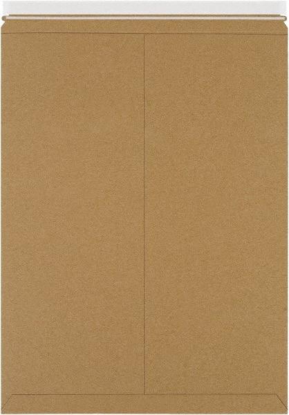 Made in USA - 24" Long x 18" Wide Peel-Off Self-Seal Flat Mailer - Kraft - Exact Tool & Supply
