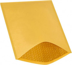 Made in USA - 16" Long x 10-1/2" Wide Regular Bubble Mailer - Kraft - Exact Tool & Supply