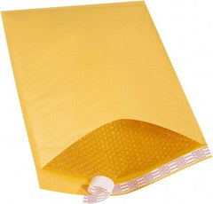 Made in USA - 20" Long x 14-1/4" Wide Peel-Off Self-Seal Bubble Mailer - Kraft - Exact Tool & Supply