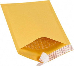 Value Collection - 10" Long x 5" Wide Peel-Off Self-Seal Bubble Mailer - Kraft - Exact Tool & Supply